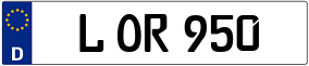 Truck License Plate